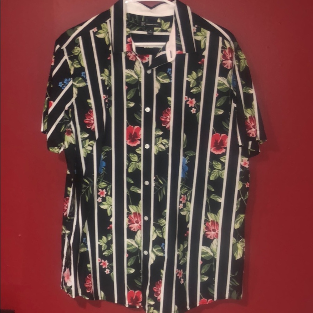 Hawaii Theme Dress Shirt